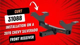 CURT 31088 Two inch front receiver full install 2019 Chevy Silverado
