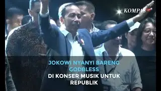 Jokowi Nyanyi Bareng GodBless di Konser Musik untuk Republik Setelah Dilantik