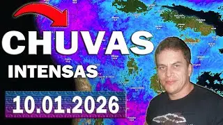 PREVIS&Atilde;O DO TEMPO PARA AMANH&Atilde; 10.01.2026 CHUVAS INTENSAS NO BRASIL