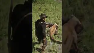 Fighting with panther