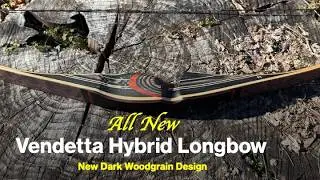 Новый гибридный длинный лук Deerseeker Vendetta, цвет &laquo;темное дерево&raquo;