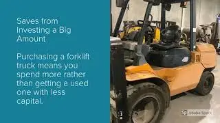 Why Considering Second Hand Forklift is a Better Choice