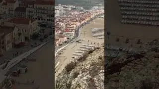 BEST VIEW EVER NAZARE PORTUGAL САМЫЙ КРАСИВЫЙ ВИД ОКЕАН ПОРТУГАЛИЯ #shorts #portugal #nazare #view