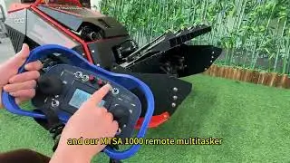 Remote tracked multitasker China manufacturer factory distributor #automobile #lawnmower #farming