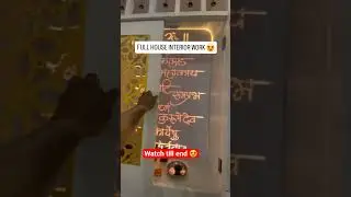 Watch till end 😍🤩 | Pvc modular kitchen | Bedroom design | Pooja mandir | Living room design |#pvc