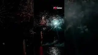 Eid Al Adha 2025 fireworks at Al Wakrah Old Souq  #qatar