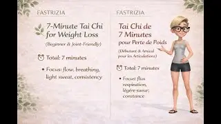 Tai Chi 7 Minutes pour Perte de Poids  D&eacute;butant & Doux pour les Articulations | FastRizia