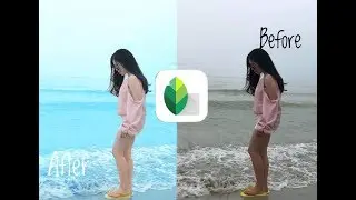 Snapseed tutorials | How to make the sea more blue sky