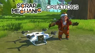 Scrap Mechanic Creation - Micro-Sized Flyable Drone!