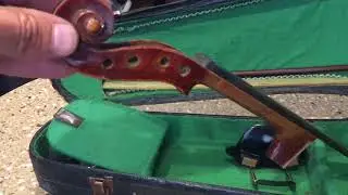 Stainer Violin - First violin rebuild Jacobus Stainer copy #1 looking at the before