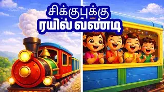 சிக்குபுக்கு ரயில் வண்டி 🚆 | Chittu Tamil Kids Song | Train Song for Kids | Baby Songs Tamil