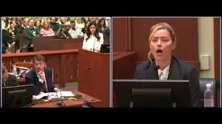 Johnny Depp lawyer cross examined Amber Heard on James Franco visit. #jonnydepp #amberheard