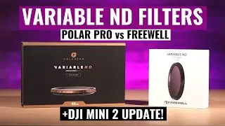 Polar Pro Variable ND vs Freewell Variable ND + DJI MINI 2 Footage!