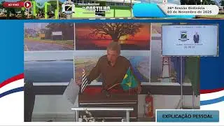 36ª Sessão Ordinária da Câmara Municipal de Castilho Sp