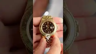ROLEX 16758 GOLD ROOTBEER GMT