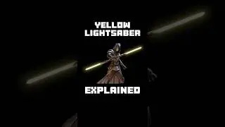 What does a yellow lightsaber mean? #starwars #starwarslore #breakdown