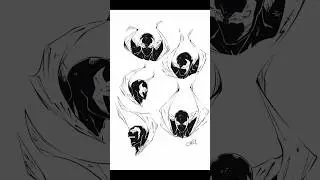 Practicing some head #sketches of Spawny Boy #spawn #imagecomics #drawing #comicart