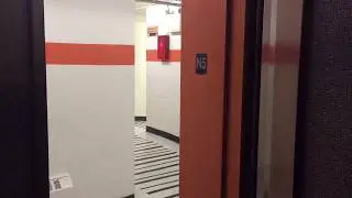 Unique Armor/northern traction elevator at The delta chelsea hotel north parking in Toronto ON