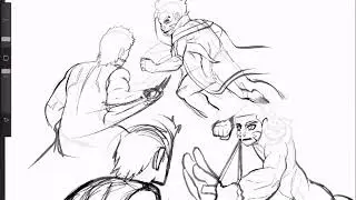 manga live stream Drawing with Altrodesi🔶 6-17-2022 The DIVINITY MANGA