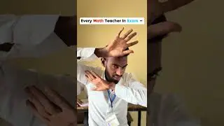 Math Wale Sir In Exam Hall 💀#shorts #funny #exam #school