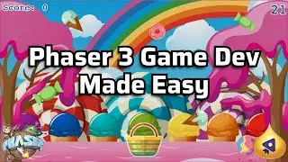 Build a Candy Catching Game &ndash; Phaser 3 Beginner Tutorial Using Phaser Launcher