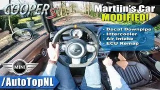 230HP Mini Clubman Cooper S R55 DECAT Exhaust POV Test Drive by AutoTopNL