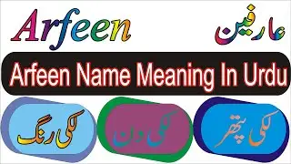 Arfeen Name Meaning In Urdu Boy Name عارفین