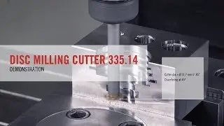 Disc Milling Cutter 335.14 Demonstration | Seco Tools