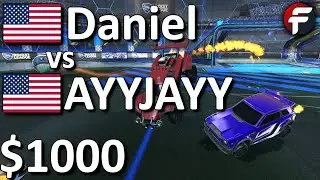 Daniel vs AYYJAYY | $1000 Rocket League 1v1 Showmatch