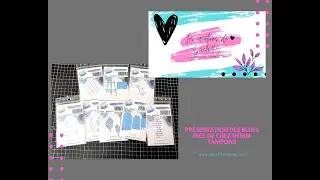 Pr&eacute;sentation des Blue Dies de chez Denim Tampons #denimtampons #haulscrap