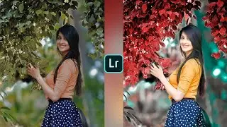 Lightroom dual colour effect photo editing tutorial | Lightroom background colour change