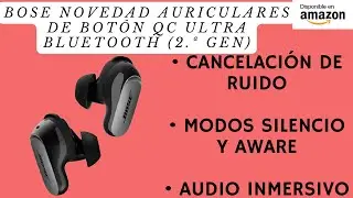 Bose Novedad Auriculares de bot&oacute;n QC Ultra Bluetooth (2.&ordf; Gen), Auriculares de bot&oacute;n inal&aacute;mbricos
