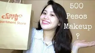 500 Pesos Makeup Challenge!