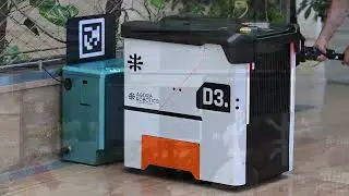 Sweep - autonomous floor scrubber robot launch event