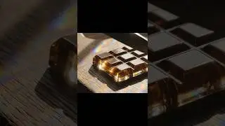 Glass Chocolate Bar Cutting Sounds 🍫 | AI ASMR