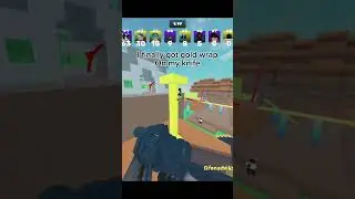 I got gold wrap on my knife with a verified player😳 #foryou #roblox #rblx #youtube #gaming #rivals