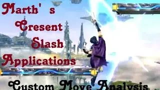Smash 4 : Marth's Crescent Slash Applications (Up B (2))