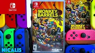UNBOXING! Monkey Barrels Physical Edition Nintendo Switch - Nicalis Games