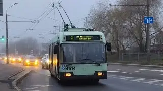 БКМ 321 (БОРТ. 4614) 14 маршрут (остановка «Ул. Ольшевского»)