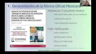 Norma Oficial Mexicana en el Consultorio. Dr Juan Héctor Melendez  Romero.
