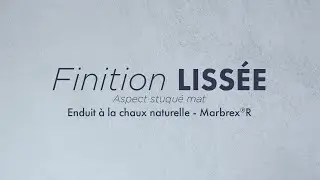 Finition LISS&Eacute;E - Enduit &agrave; la chaux naturelle Mercadier Marbrex&reg;R