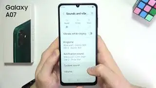 Samsung A07: How to Turn On/Off Keyboard Sound