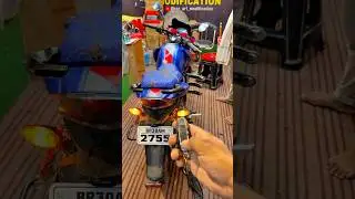 Anti theft alarm system😱tvs apache rtr 160 #shorts #youtubeshorts