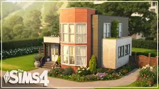 Modern Family Base Game House | NO CC | Sims 4 Speed Build