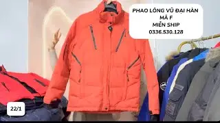 [22/1] PHAO LÔNG VŨ ĐẠI HÀN VIP DÀY ẤM XẢ KHO | MÃ F | LEVI'S , OLZEN,...MIỄN SHIP | 0336.530.128