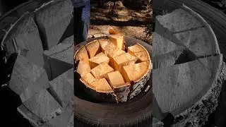 Quick and Safe Way to Chop Wood - HALKOMAPUKKI