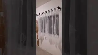 🔨Ikea curtain Installation Racka #ikea #racka #ikeahack #curtain #assembly #diy #parkside #tips