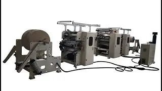 Semi automatic V fold hand towel paper glue lamination machine production line in Saudi Africa