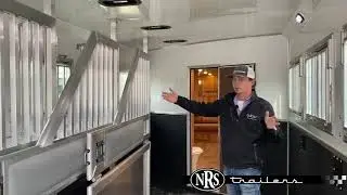 NRS Trailers - 2020 SMC 5 Horse Side Load 13' Living Quarters Trailer with Slide Out