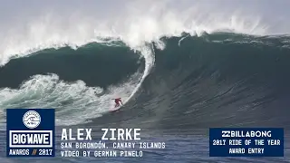 Alex Zirke at San Borond&oacute;n 3 - 2017 Billabong Ride of the Year Entry - WSL Big Wave Awards